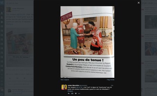 Le magazine Gala a provoqué un tollé sur la Toile. En cause, une légende raciste sur la tenue portée par le haut-commissaire du Swaziland