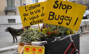La ville et le canton de Genève ont demandé la fermeture de la centrale nucléaire du Bugey, située en France, à 70 kms. AFP / FABRICE COFFRINI