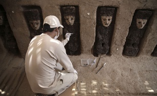 Vingt statuettes ont été retrouvées dans la cité pré-colombienne de Chan Chan au Pérou.