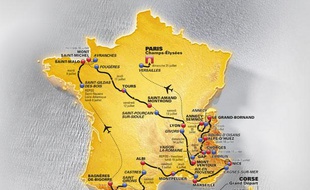 Le parcours du Tour de France 2013.