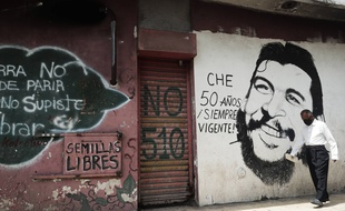 Un portrait de Che Guevara sur un mur le 30 juin 2020 (illustration).