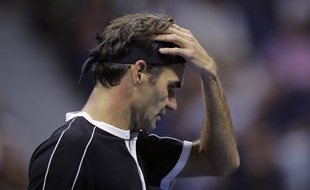 Roger Federer n'avait pas tous ses moyens face à Dimitrov en quarts de finale de l'US Open 2019.