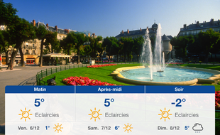 Météo Grenoble: Prévisions du jeudi 5 décembre 2019