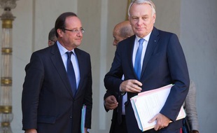 François Hollande et jean-Marc Ayrault le 4 septembre 2013.