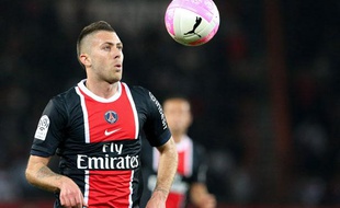 Jérémy Menez, auteur d'un but parisien, a été excellent pendant tout le «clasico» contre Marseille au Parc des Princes le 8 avril 2012.