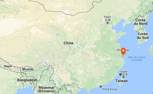 La ville de Shanghai en Chine.
