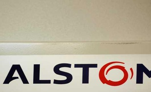 Le logo du groupe Alstom.
