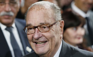 Le 21 novembre 2014, Jacques Chirac à la Fondation du Quai Branly. AFP PHOTO / POOL / PATRICK KOVARIK / ALTERNATIVE CROP