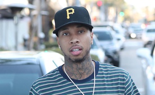 Tyga dans les rues de Beverly Hills
