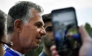 Carlos Queiroz, le sélectionneur de l'Iran.