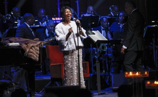 Aretha Franklin le 7 novembre 2017 à New York.