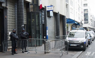 Le commissariat de la Goutte-d'or le 8 janvier 2016.