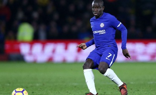 N'Golo Kanté sous le maillot de Chelsea face à Watford, le 5 février 2018.