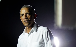 L'ancien président des Etats-Unis, Barack Obama, en campagne pour Joe Biden, le 2 novembre 2020 à Miami.