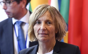 Marielle de Sarnez, ministre des Affaires européennes, à Bruxelles le 22 mai 2017.