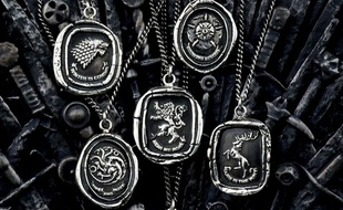 Une partie de la collection des bijoux «Game of Thrones».