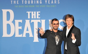 Les anciens Beatles, Ringo Starr et Paul McCartney