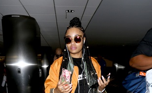 Blac Chyna à l'aéroport LAX, de Los Angeles.