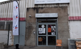 Les locaux du Secours populaire à Hayange, en Moselle.