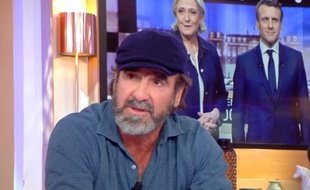 Eric Cantona dans «C à Vous», le 13 novembre 2017.