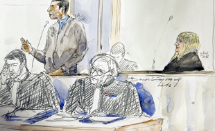Riom (Puy de Dôme), le 14 novembre 2016. Berkane Makhlouf est interrogé sur la mort de la petite Fiona, en 2013.
