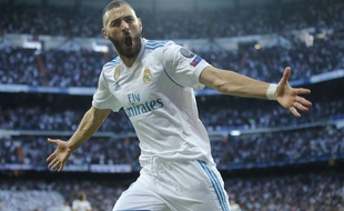 Karim Benzema à Madrid, le 1er mai 2018, lors du match Real Madrid-Bayern Munich.