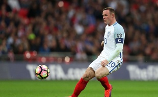 Wayne Rooney lors du match entre l'Angleterre et Malte le 8 octobre 2016.