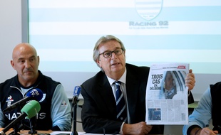 Le président du Racing 92 n'est pas super content.
