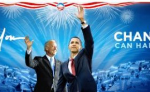 La page d'accueil du site d'Obama, arme centrale de sa stratégie