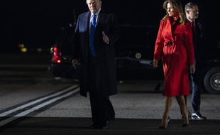 Donald Trump et son épouse Mélania sont arrivés à Londres le 2 décembre 2019 pour le sommet de l'Otan.