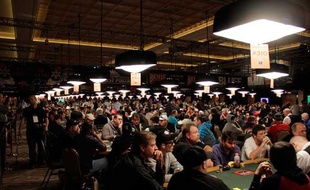 L'Amazon room du Rio hotel-Casino de Las Vegas où se déroule les 41e championnats du monde de poker (photo prise le 7 juillet 2010)