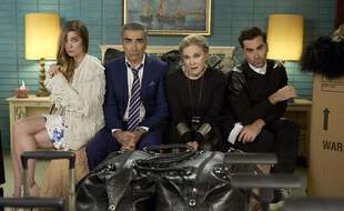 La série « Schitt's Creek » suit les aventures de la famille Rose.