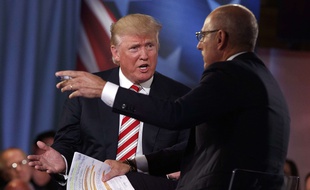 Donald Trump lors d'un événement en public organisé par la chaîne NBC, le 7 septembre 2016.