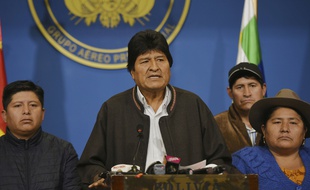 Le président bolivien Evo Morales a annoncé sa démission le 10 novembre 2019.