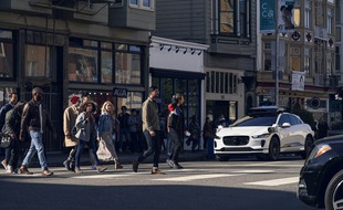 Un robotaxi autonome de Waymo (Google) à San Francisco.