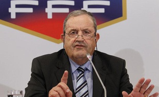 Fernand Duchaussoy, le président de la FFF, le 23 juillet 2010, à Paris.