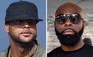 Les rappeurs Booba et Kaaris en 2018