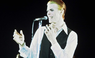 David Bowie en 1978, pendant la tournée «Station to station».