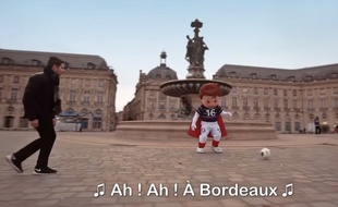 Image extraite du clip de promotion de Bordeaux pour l'Euro 2016
