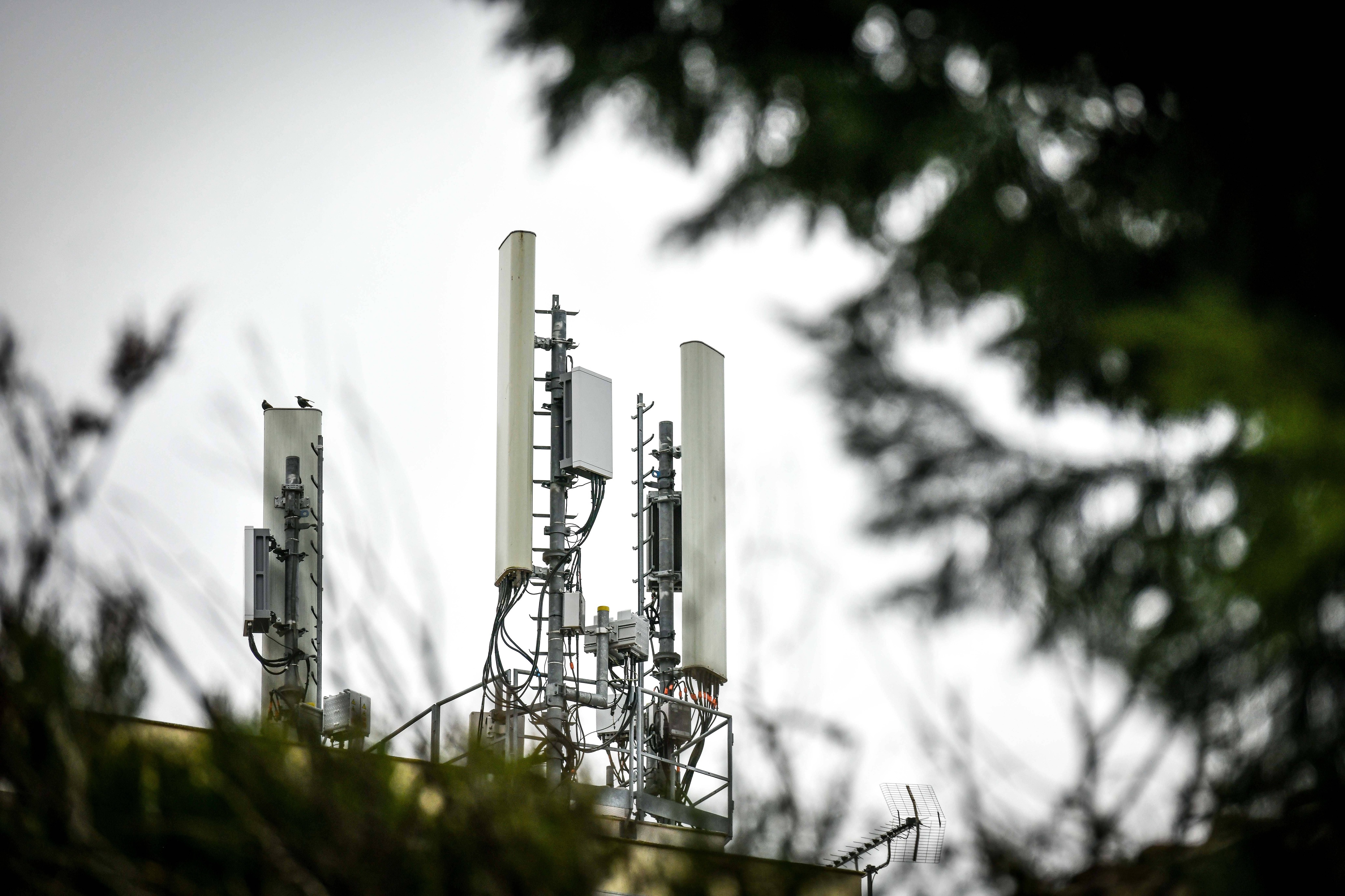 Une antenne-relais 5G. Illustration.