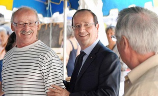 François Hollande était ce samedi 21 juillet en Corrèze.