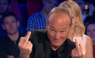 Laurent Baffie sur le plateau d'"On n'est pas couché" le 12 novembre 2016.