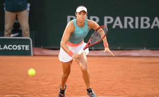 Caroline Garcia à Roland-Garros.