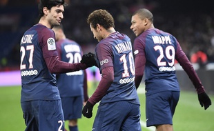 Neymar a mené les Parisiens à la victoire contre Troyes (2-0), le 29 novembre 2017.