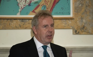Kim Darroch à Washington, le 20 octobre 2017.