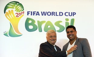 Ricardo Teixeira et Ronaldo avant le Mondial 2014 au Brésil.