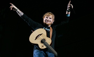 Ed Sheeran en concert à Détroit le 9 septembre 2018.