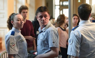 Daniel Legrand à son arrivée au tribunal le 5 juin 2015 à Rennes