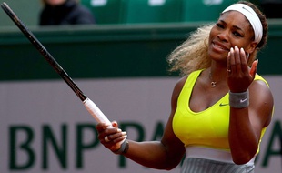 Serena Williams, le 28 mai 2014 sur le Central de Roland-Garros