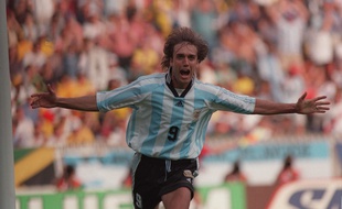 Gabriel Batistuta a inscrit 56 buts sous le maillot de l'Argentine.